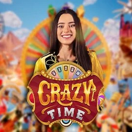 Crazy Time logo by Evolution Spinjo Casino
