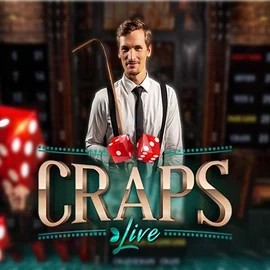 Live Casino logo of Live Craps from Evolution at Spinjo Casino