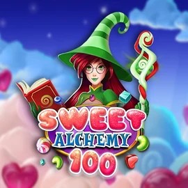 Sweet Alchemy 100 by Play'n GO, showcased at spinjocasinoo.de – game logo