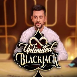 Unlimited Blackjack game by Ezugi – logo hosted on Spinjo Casino